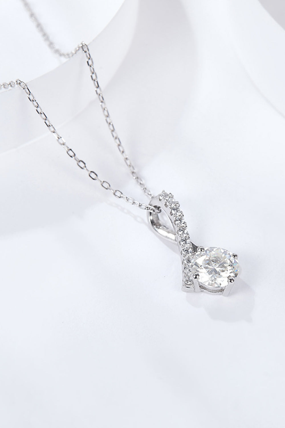 Special Occasion 1 Carat Moissanite Pendant Necklace Uncommon Things