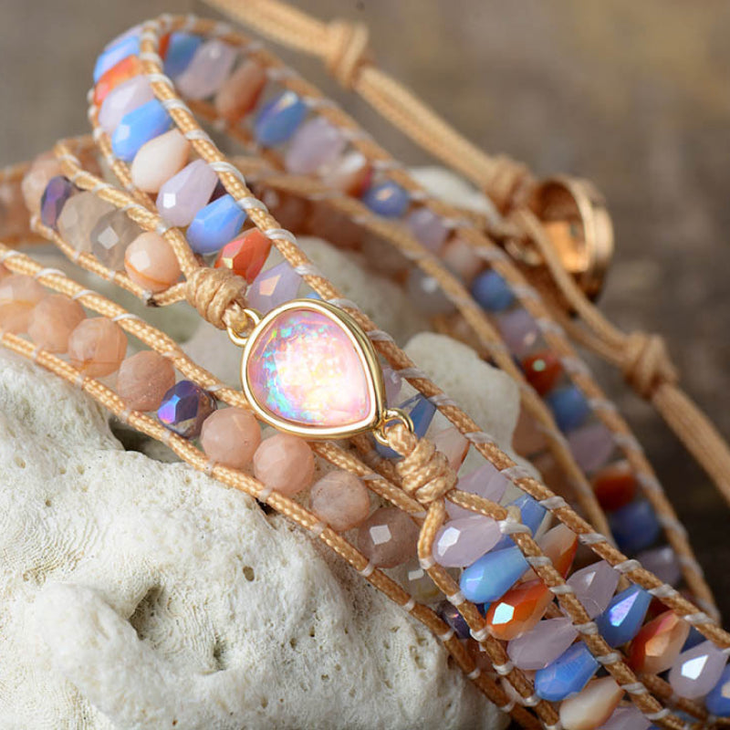 Opal Beaded Bracelet Uncommon Things