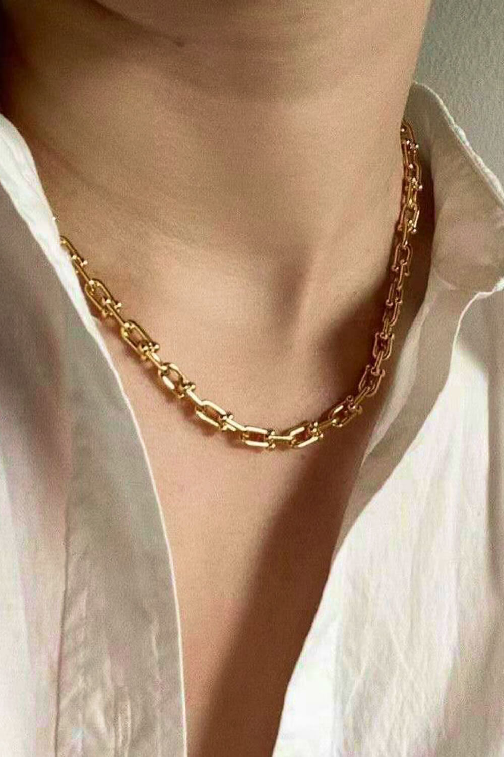 Stainless Steel U-Shape Chain Necklace Uncommon Things