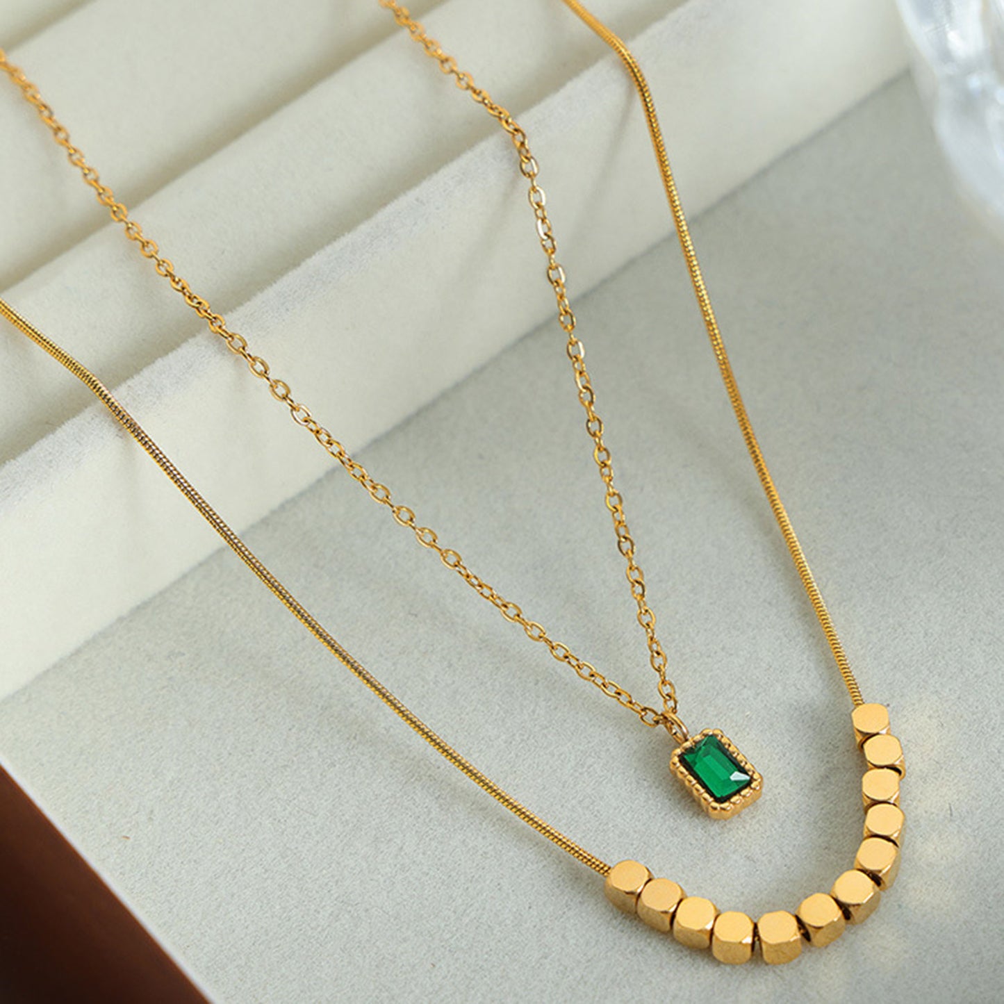 18K Gold-Plated Double-Layered Necklace Uncommon Things