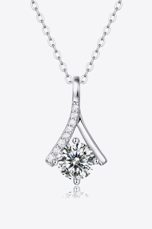 Special Occasion 1 Carat Moissanite Pendant Necklace Uncommon Things