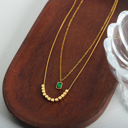 18K Gold-Plated Double-Layered Necklace Uncommon Things