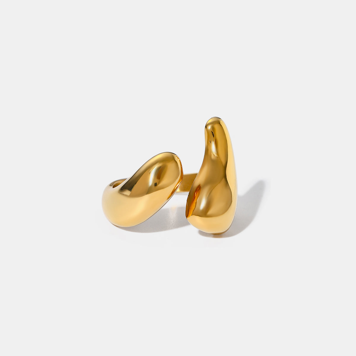 Gold-Plated Stainless Steel Open Ring Uncommon Things