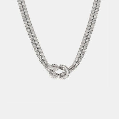 Titanium Steel Knot Necklace Uncommon Things