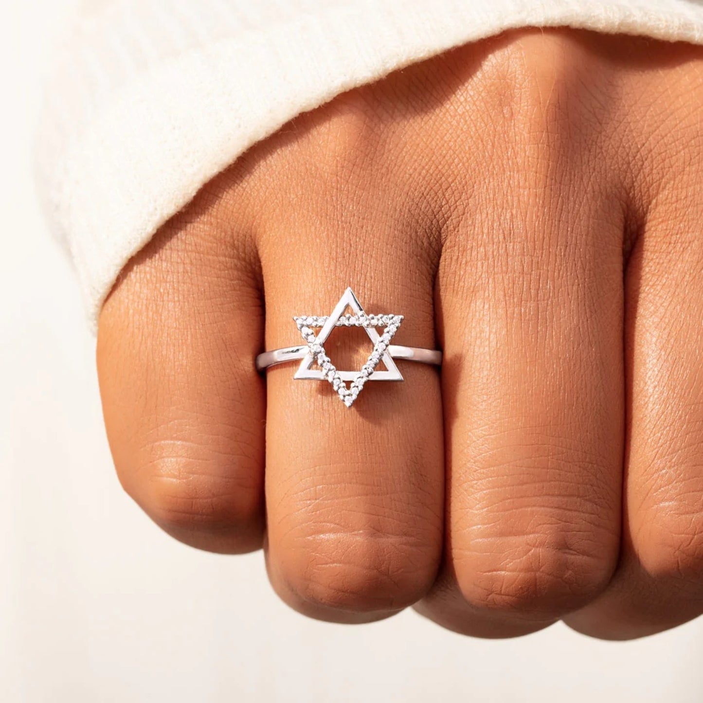 Zircon Hexagram Ring Uncommon Things