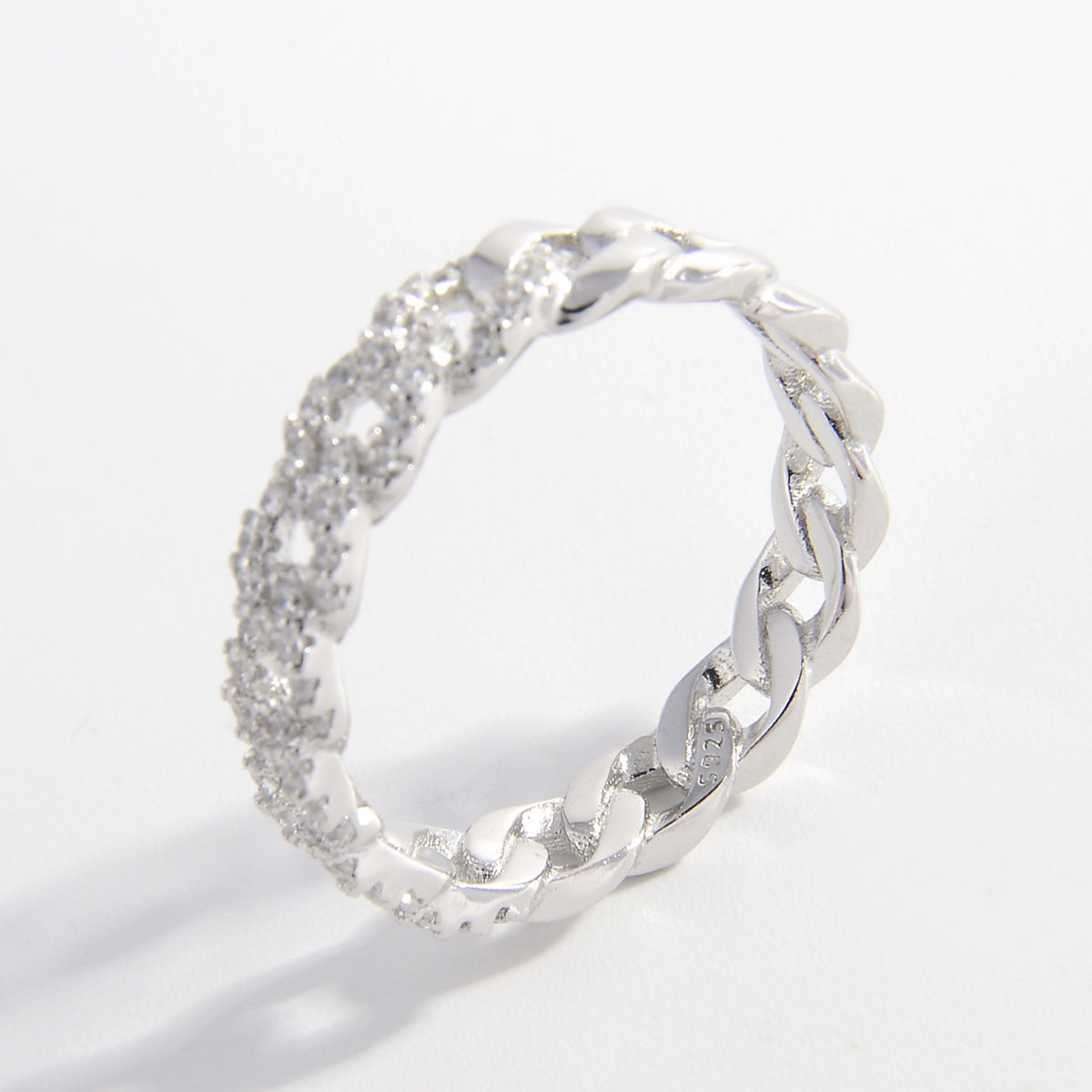 Platinum-plated  Zircon Ring Uncommon Things