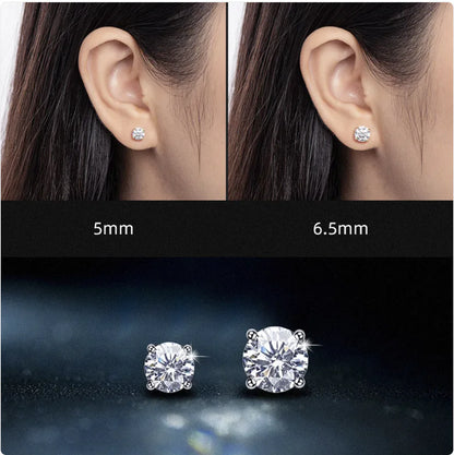 Moissanite Stud Earrings Uncommon Things