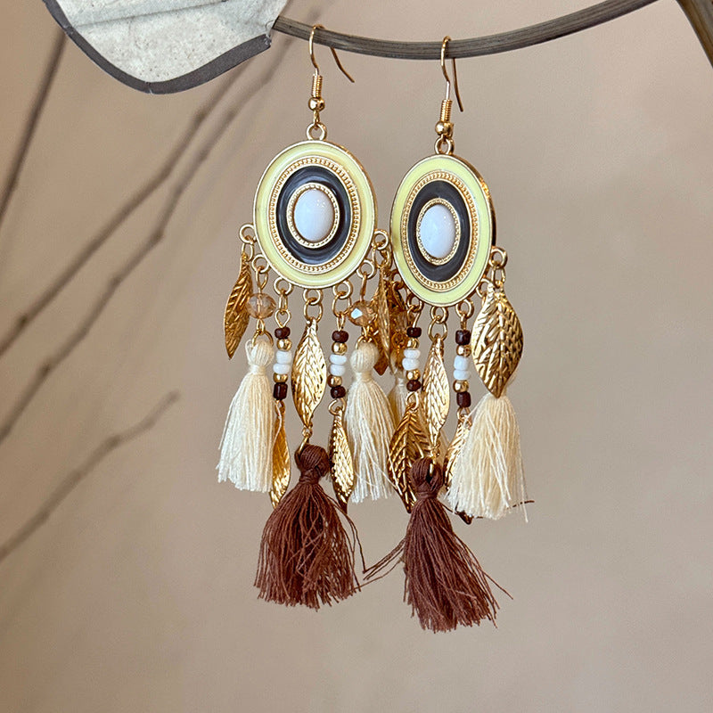 Rice Bead Dangle Earrings Uncommon Things