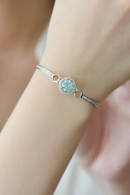 2 Carat Moissanite Platinum-Plated Bracelet Uncommon Things