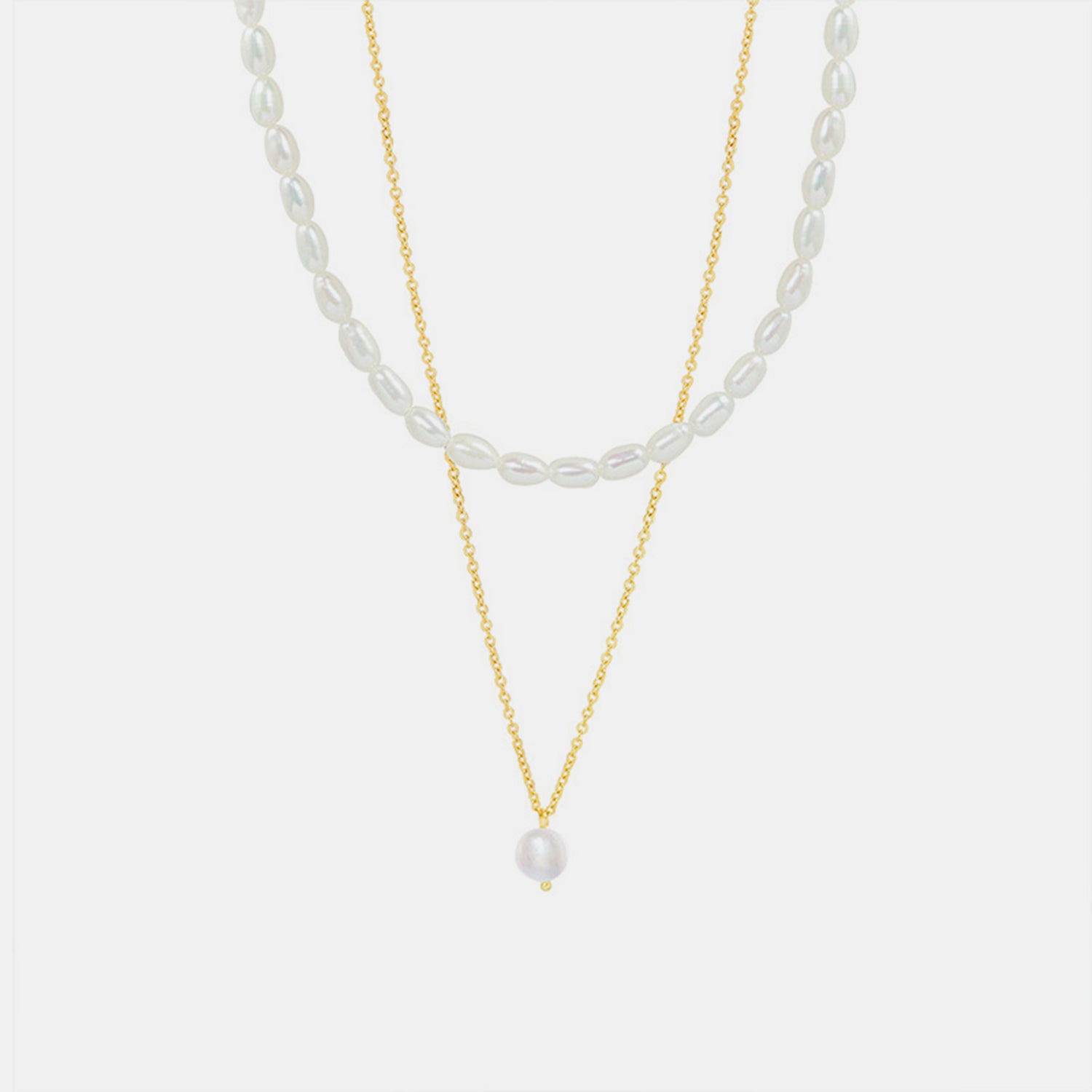 Double-Layered Freshwater Pearl Necklace Uncommon Things