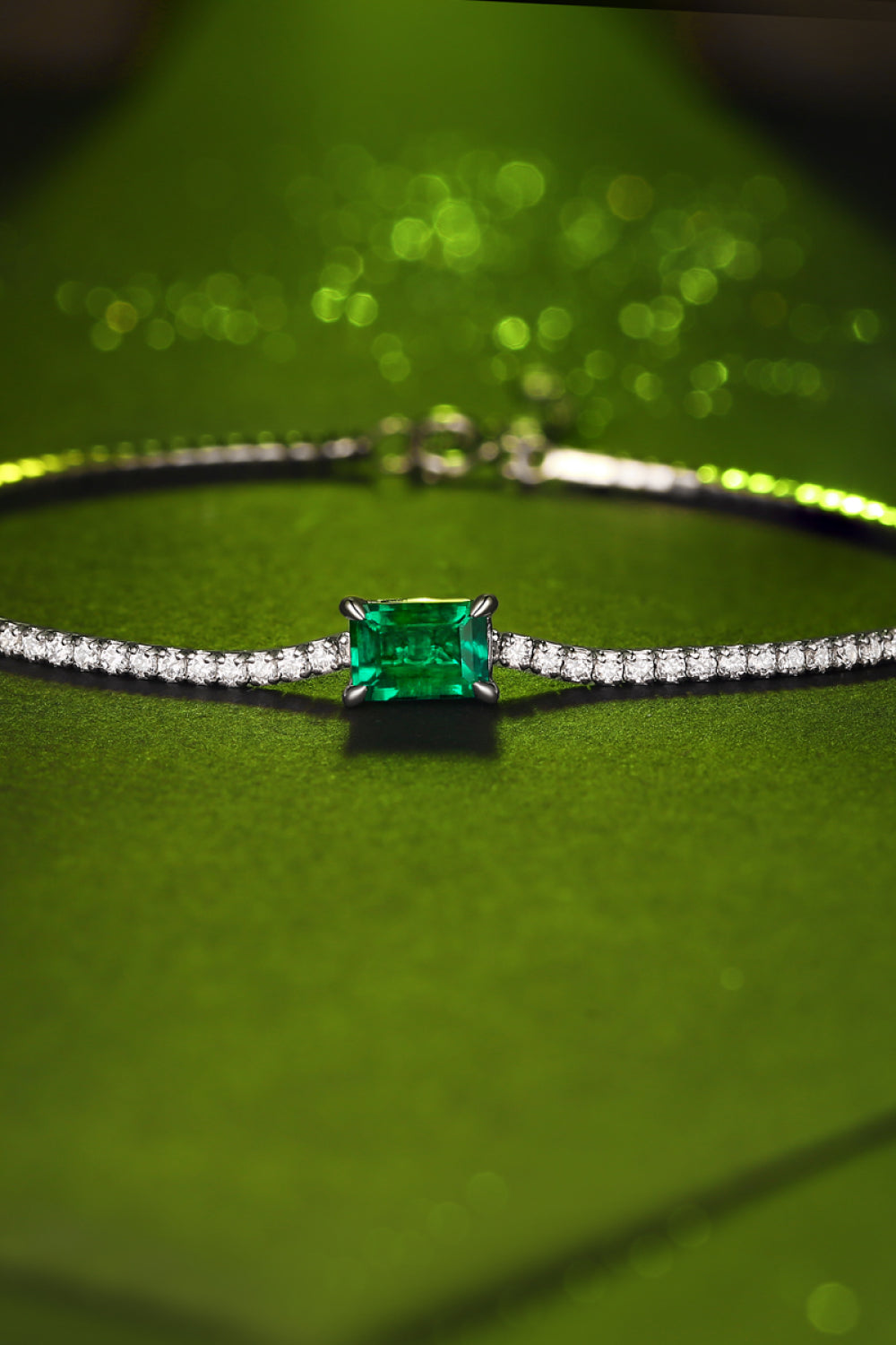 Lab-Grown Emerald Bracelet Uncommon Things