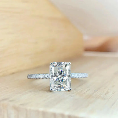 Princess moissanite Ring Uncommon Things