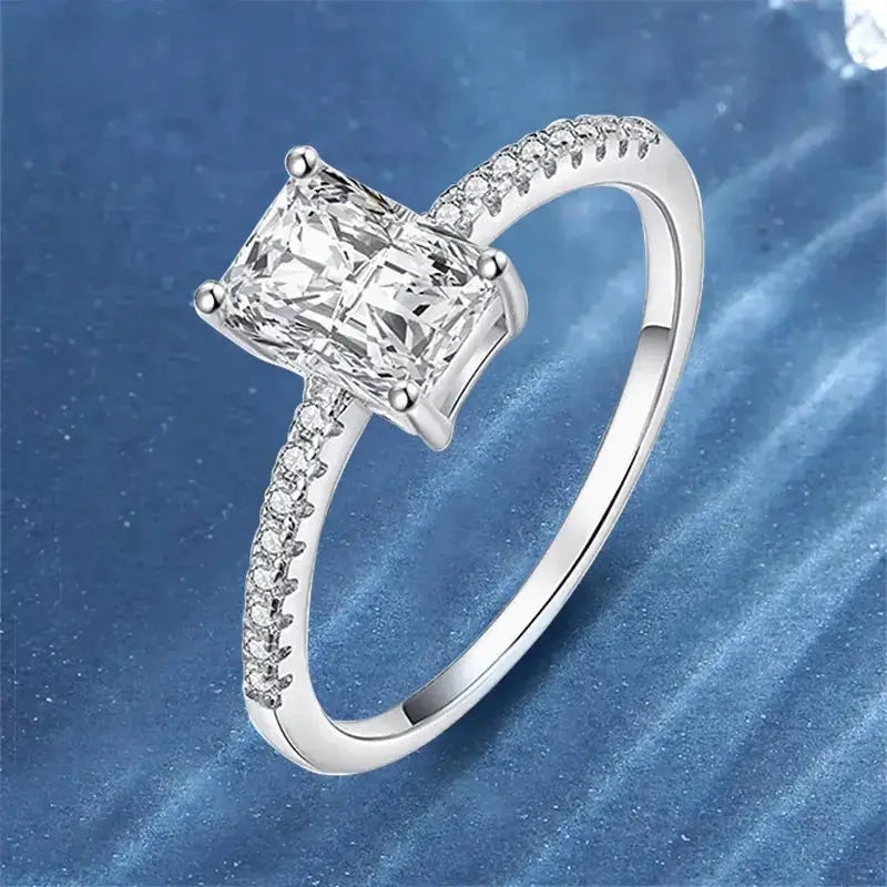 Princess moissanite Ring Uncommon Things