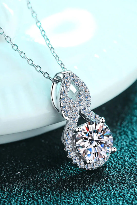 Elegant Moissanite Solitaire Necklace Uncommon Things