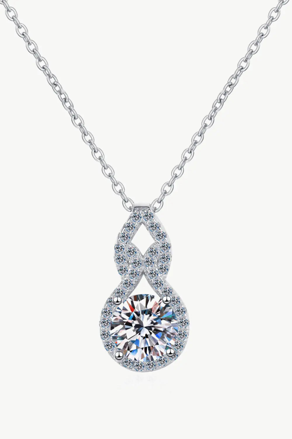 Elegant Moissanite Solitaire Necklace Uncommon Things