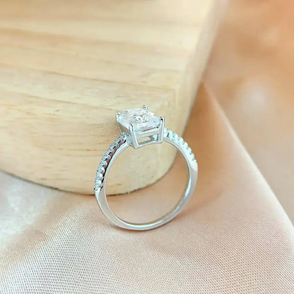 Princess moissanite Ring Uncommon Things