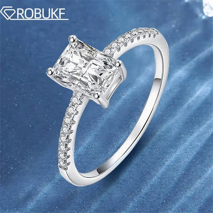 Princess moissanite Ring Uncommon Things