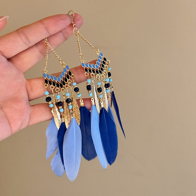 Rice Bead Dangle Earrings Uncommon Things