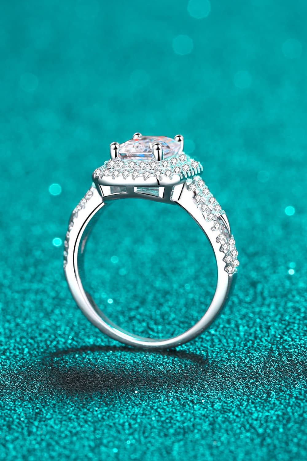 Can't Stop Your Shine 2 Carat Moissanite Ring Uncommon Things