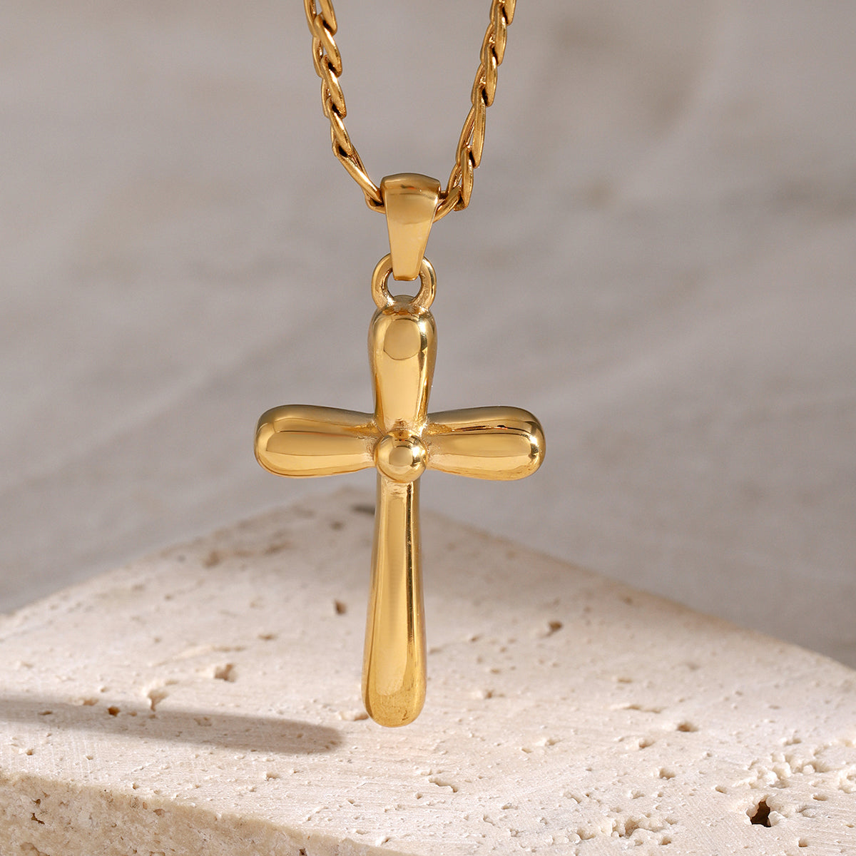 Stainless Steel Cross Necklace Uncommon Things