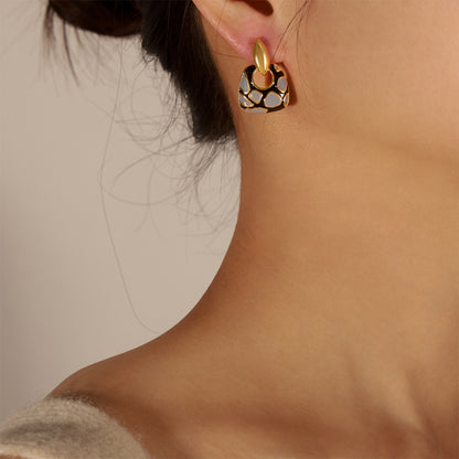 Copper Oil Drip Earrings Uncommon Things