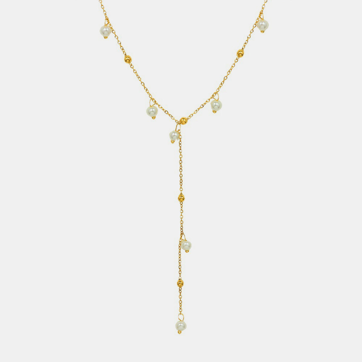 18K Gold-Plated Pearl Drop Necklace Uncommon Things