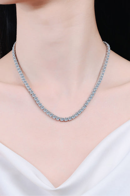 Moissanite Rhodium-Plated Necklace Uncommon Things