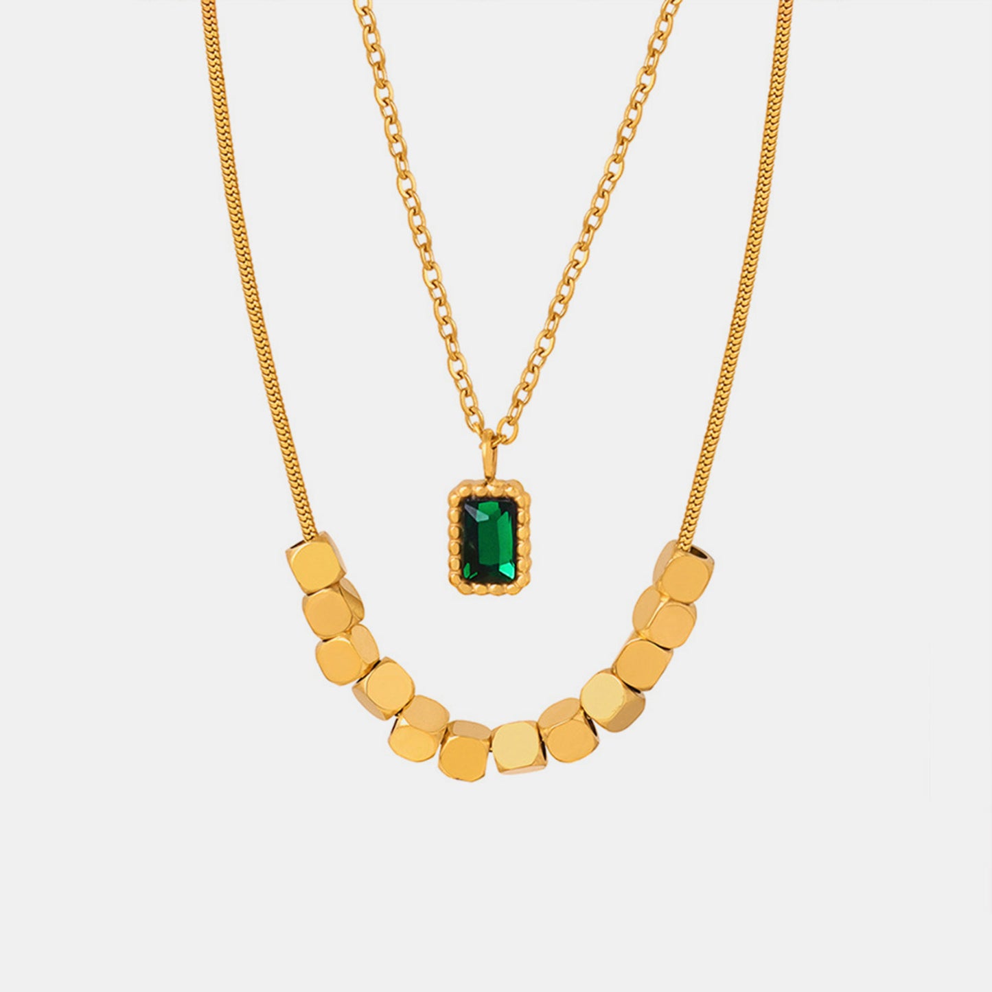 18K Gold-Plated Double-Layered Necklace Uncommon Things