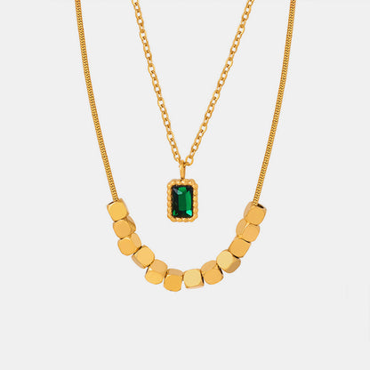 18K Gold-Plated Double-Layered Necklace Uncommon Things