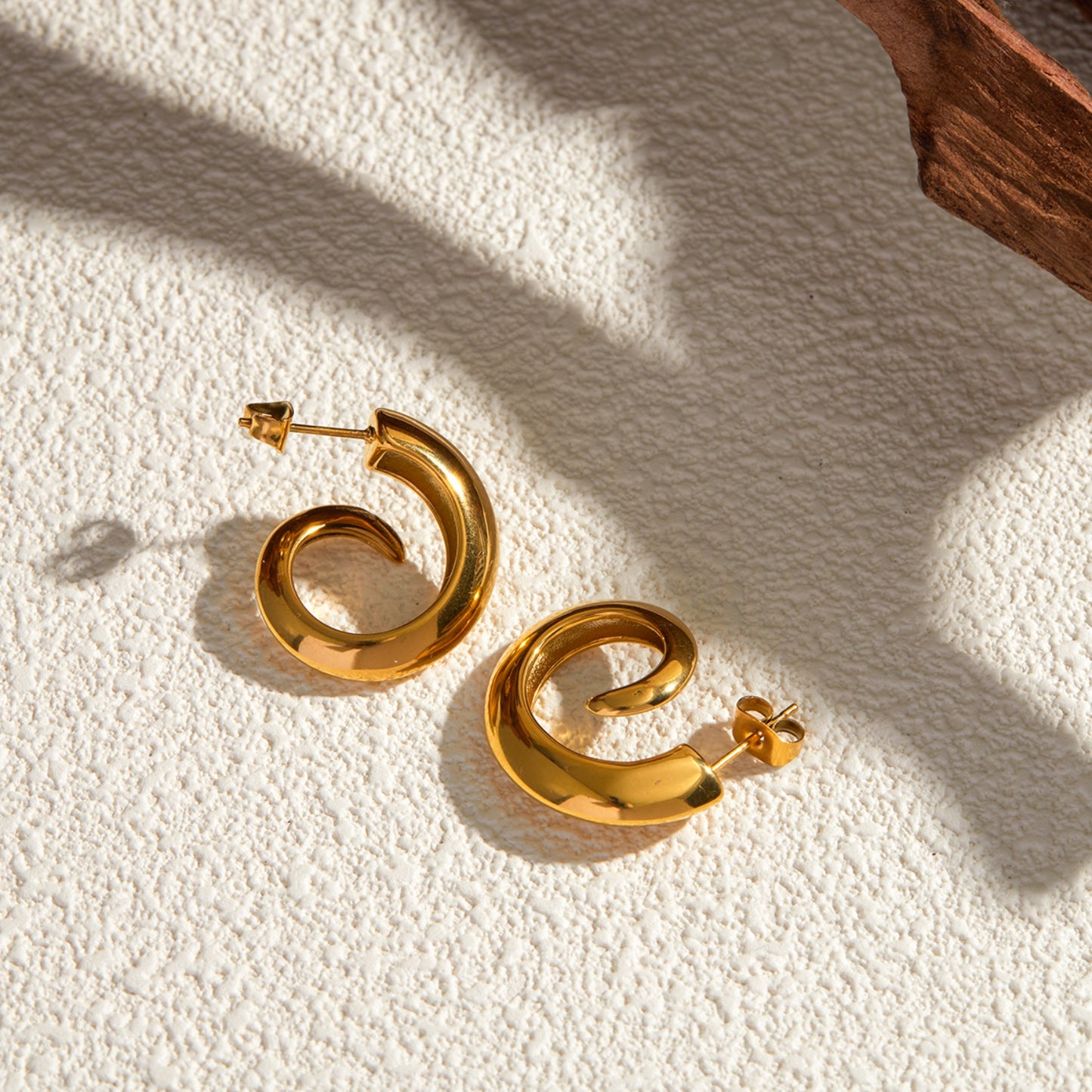 18K Gold-Plated Stainless Steel Earrings Uncommon Things