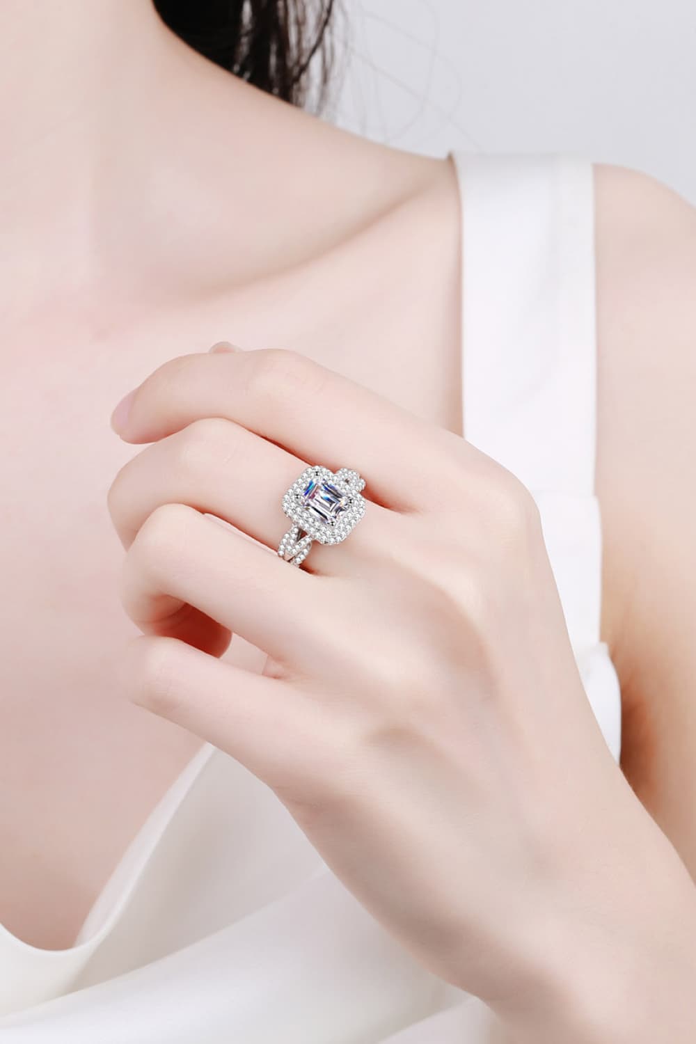 Can't Stop Your Shine 2 Carat Moissanite Ring Uncommon Things