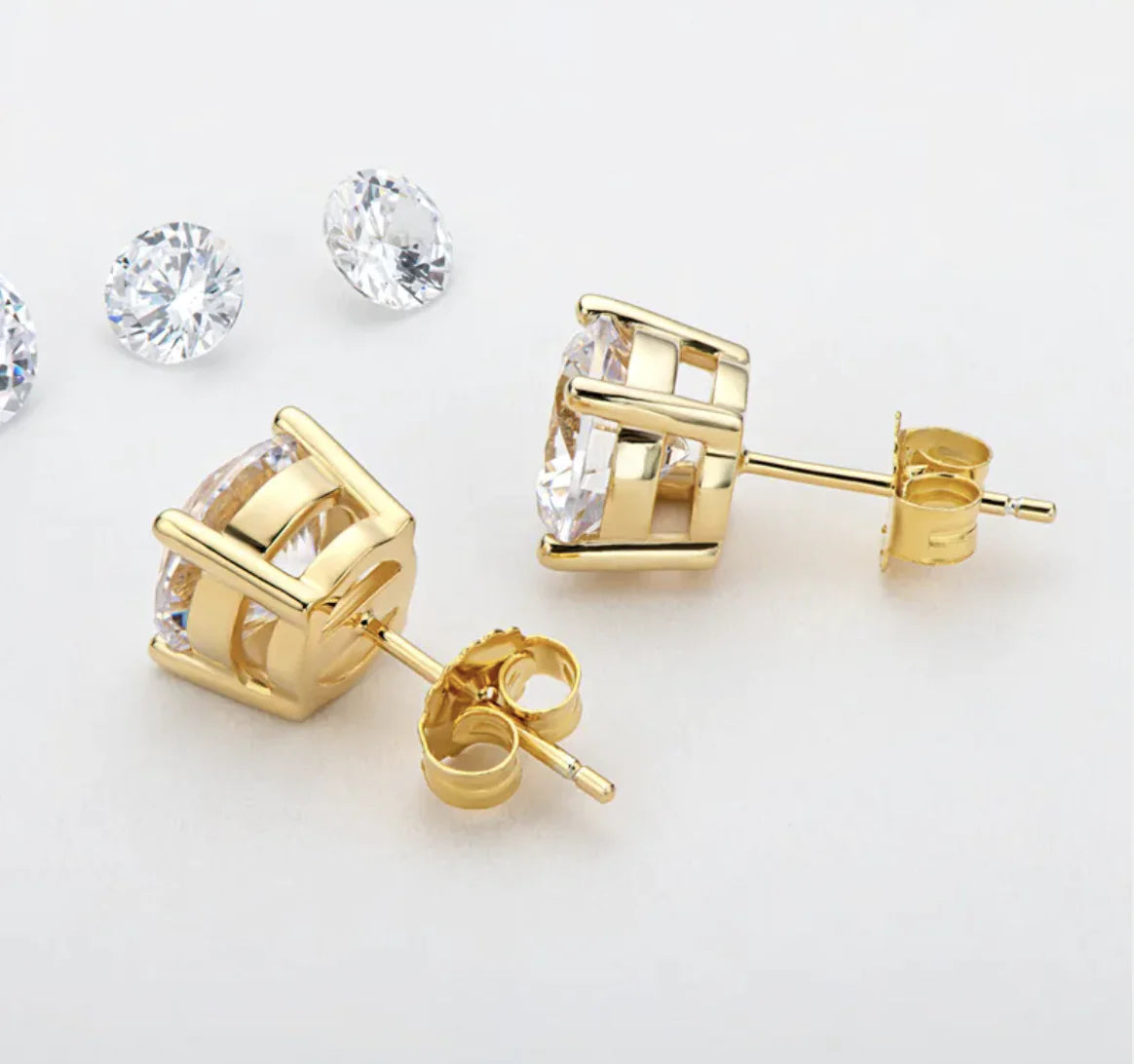 Moissanite Stud Earrings Uncommon Things