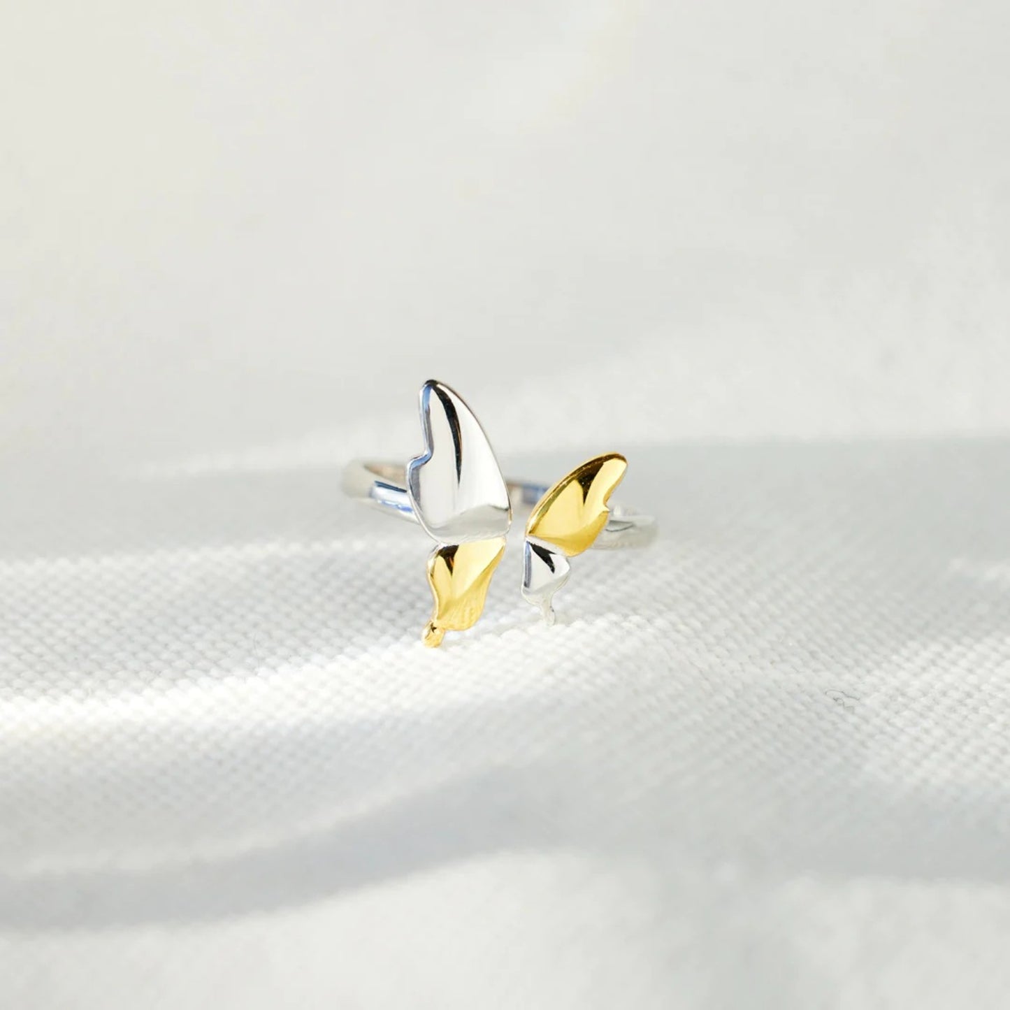 925 Sterling Silver Butterfly Ring Uncommon Things