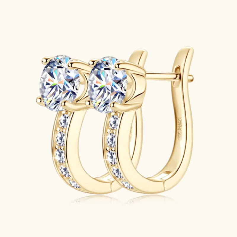 Stud Moissanite Earrings Uncommon Things