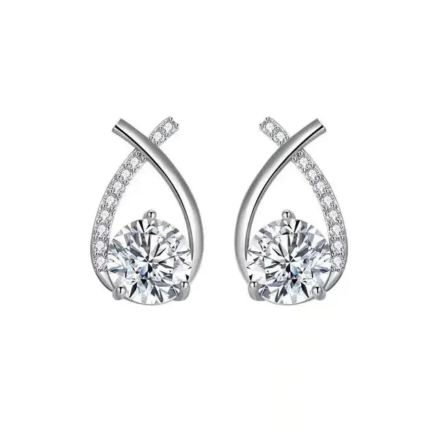 Stud Moissanite Earrings Uncommon Things