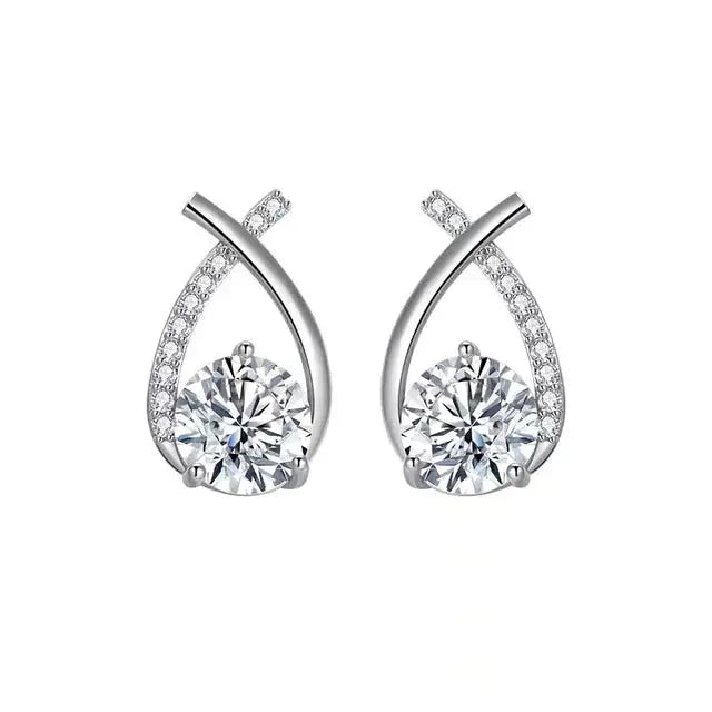 Stud Moissanite Earrings Uncommon Things