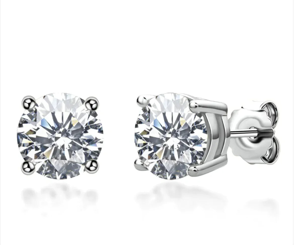 Moissanite Stud Earrings Uncommon Things